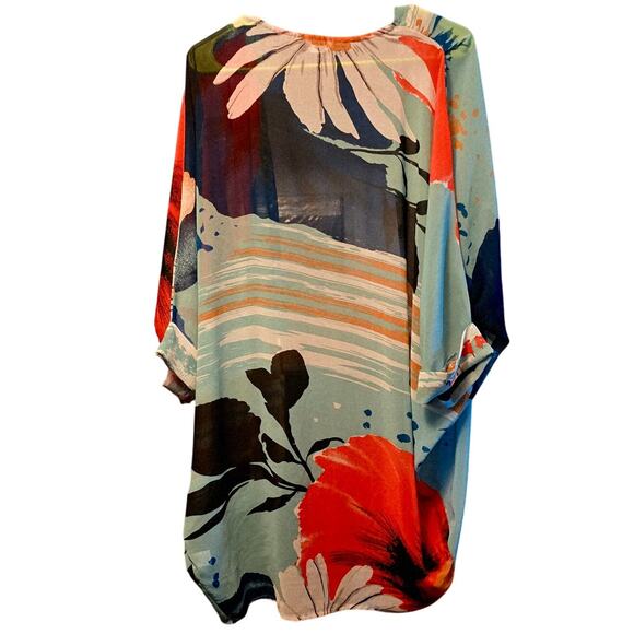 Kaktus semi sheer floral light cardigan - Picture 2 of 5